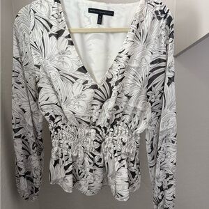 White House Black Market floral top
